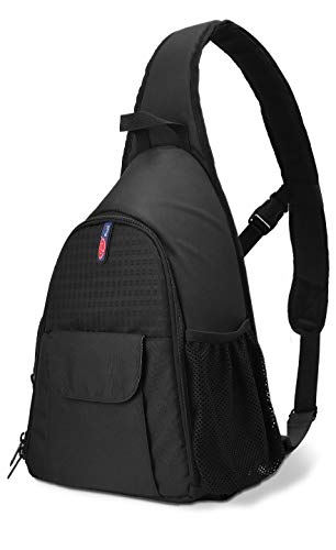 Camera Sling Backpack Waterproof for DSLR Camera with Rain Cover,Black - color: Black, size: Large
