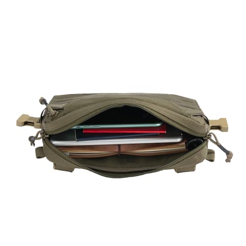 EXCELLENT ELITE SPANKER Tactical Chest Rig Pack EDC Chest Bag Molle Utility Chest Pouch for Outdoor Hunting Workouts Hiking - color: Ranger Green