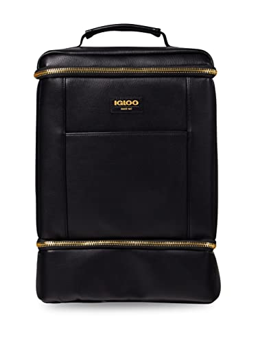 Igloo Premium Soft Sided Coolers | Luxe & South Coast Series | Insulated Cooler Bags - color: 26-Can Backpack LX
