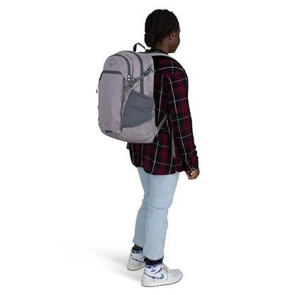 Osprey Axis Laptop Backpack – Sleek Everyday Pack with Laptop Sleeve, Water Bottle Pockets & Compression Straps - color: Soundwave Grey
