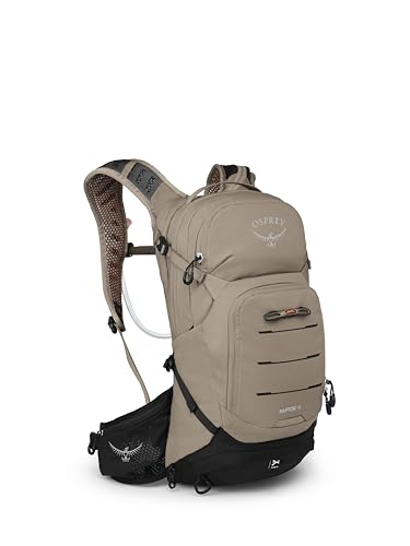 Osprey Raptor 14L Men's Mountain Biking Backpack with Hydraulics Reservoir - color: Pediment Grey, style: 14l