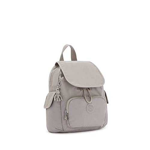 Kipling Women's City Pack Mini Backpack, Lightweight Versatile Daypack, Bag - color: Grey Gris, size: Mini