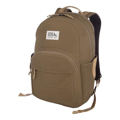 Eddie Bauer Campus Backpack 26L | Everyday Carry | Work | Travel | Commuter | Padded Laptop Sleeve | Stretch Bottle Pockets | Lightweight | Durable - Adler - color: Campus - Adler Green, size: 26L