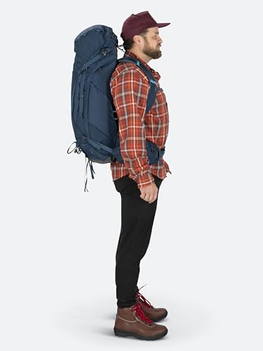 Osprey Kestrel 38L Men's Backpacking Backpack - Hiking & Camping Bag with Waterproof Raincover Olive Tan, Small/Medium - color: Olive Tan, size: Small-Medium