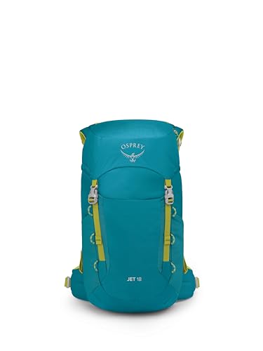 Osprey Jet 18L Kid's Hiking Backpack, Blue OS - color: Blue Spikemoss, size: 18L