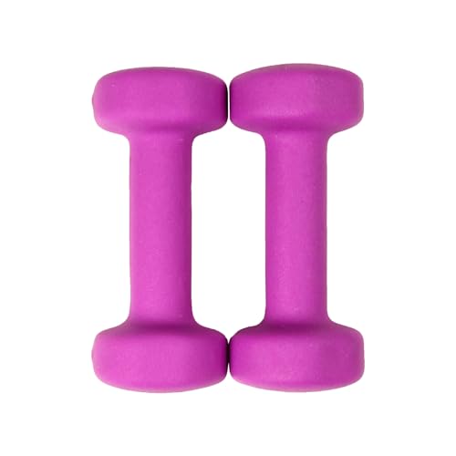 Fitness Mad Unisex's Neo Dumbbells - color: Purple, size: 1Kg