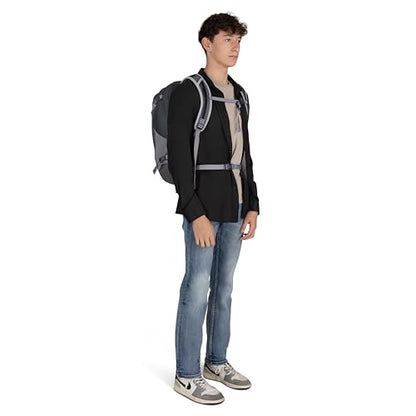 Osprey Nebula Commuter Backpack, Tungsten Soundwave/Grey Heather - color: Tungsten/Soundwave Grey Heather