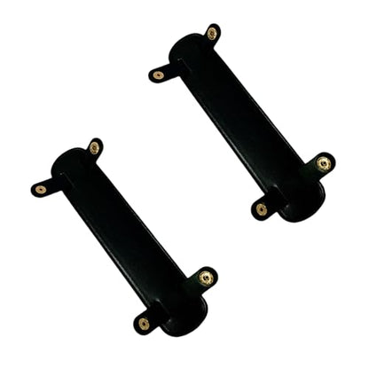 2 Pack Leather Purse Shoulder Strap Pads for Pressure Relief, Detachable Bag Handle Wrap Cover - color: Black