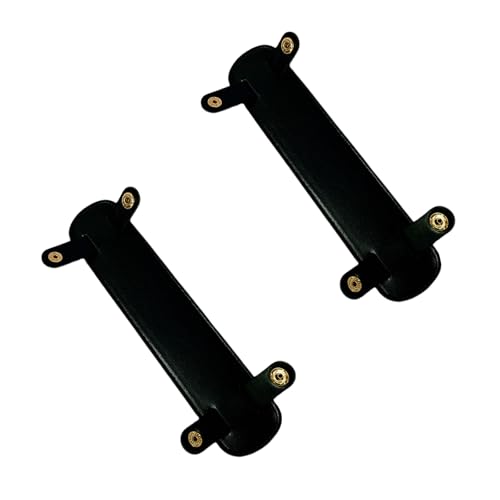 2 Pack Leather Purse Shoulder Strap Pads for Pressure Relief, Detachable Bag Handle Wrap Cover - color: Black