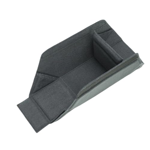 Camera Bag Insert, Soft Lined Foldable Protective Cube with 3 Adjustable Compartments, Flexible Partition Design for Mirrorless Lens Photography Gear Storage