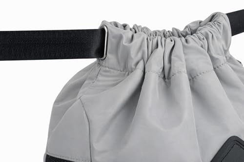 PPZ Drawstring Sports Backpack with Side Mesh Pockets, Lightweight Gym & Travel Bag with Water Bottle Holders for Fitness, Outdoor Activities and Daily Use – Gray