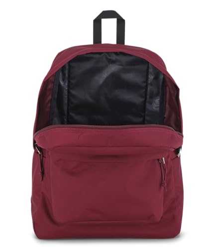 JanSport SuperBreak One Backpacks - Durable, Lightweight Bag with 1 Main Compartment, Front Utility Pocket with Built-in Organizer - Premium Backpack, Russet Red - color: Russet Red