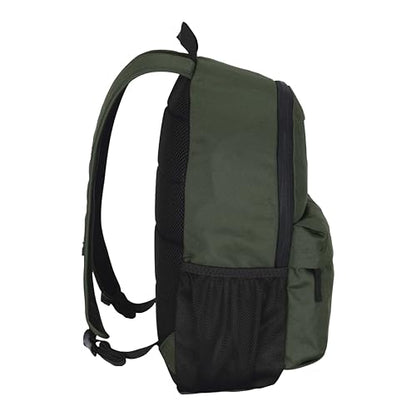 Fox Racing Clean Up Backpack, Slim Everyday School & Street Bag with Laptop Sleeve, Water Bottle Pocket & Adjustable Straps, Dark Sage Green - color: Dark Sage Green