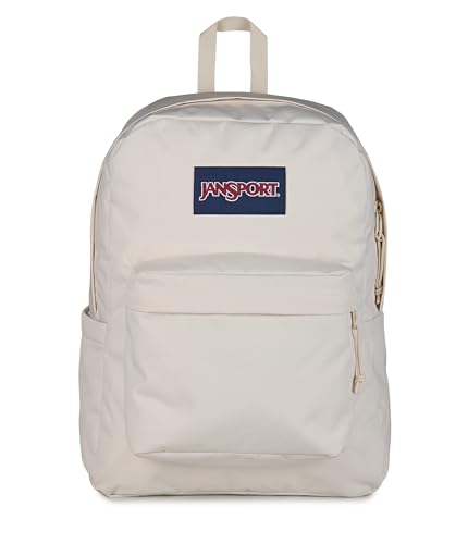 JanSport SuperBreak Plus Backpack with Padded 15-inch Laptop Sleeve and Integrated Bottle Pocket - Spacious and Durable Daypack for Work and Travel, Moon Flower - color: Moon Flower