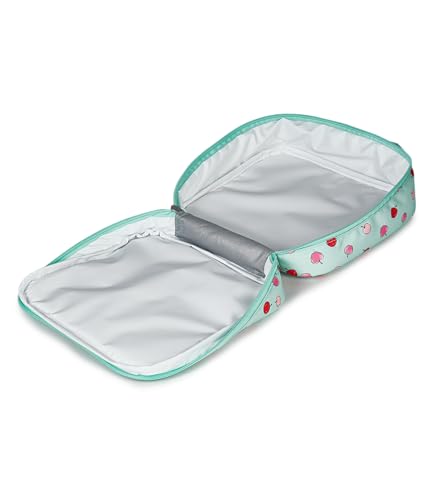 JanSport Lunch Break Insulated Cooler Bag - Leakproof Picnic Tote, Apple Orchard - color: Apple Orchard Magic Mint/Pink/Red