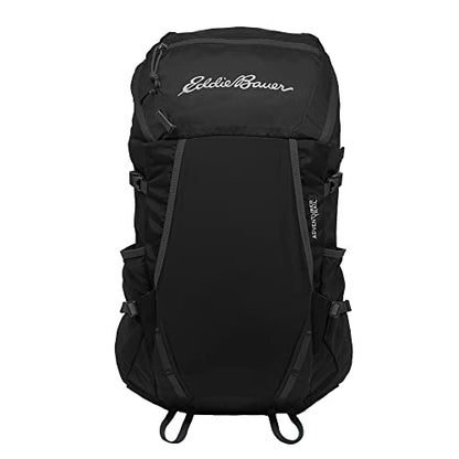 Eddie Bauer Adventurer Trail Backpack with Organization Compartments and Hydration/Laptop Compatible Sleeve, Black, 30L - color: Adventurer Trail - Black, size: 30L