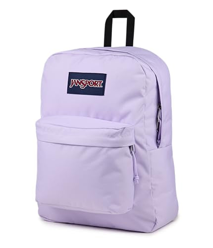 JanSport Superbreak Backpack - Durable, Lightweight Premium Backpack, Pastel Lilac - color: Pastel Lilac