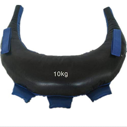 Fitness Squat Exercise Weights Sandbags, Horn Sandbag Training Exercise Dynamic Load Heavy Duty Workout Gym Sandbag for Functional Strength Training Exercises - color: Blue