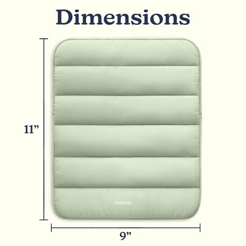 Vandel Puffy iPad Sleeve 11 Inch, Tablet Sleeve, iPad Bag, Tablet Pouch - color: h. Sage Green, size: 9-11 Inch