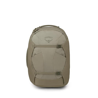 Osprey Farpoint 40L Men's Travel Backpack - Carry On Bag with Laptop Sleeve and Toiletry Pocket, Sawdust - color: Sawdust, style: 40l