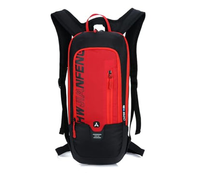 WINDCHASER Cycling Backpack, 10L Bicycle Backpack Waterproof Breathable Bag for Outdoor Travel Hiking Climbing Biking Running Skiing (Red) - color: Red