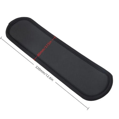 ‌2 Pack Shoulder Pads for Guitar & Backpack, Thickened Anti-Slip Shoulder Strap Pad - Detachable Comfort Cushion for Guitarist Accessory (Black)
