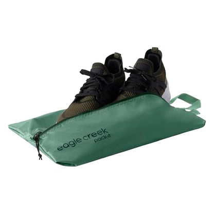 Eagle Creek Pack-It Essentials Set - Compression Packing Cubes for Compartmentalizing Luggage - Convenient Top Handle - Easy Grab Zipper Pull - Willow Green - 3 Piece Set - color: Willow Green