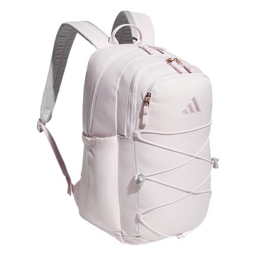 adidas Amplifier Backpack for Laptop, School and Gym, 28L, Distilled Pink/Dual Lilac Purple/Bungie, OSFA - color: Distilled Pink/Dual Lilac Purple/Bungie