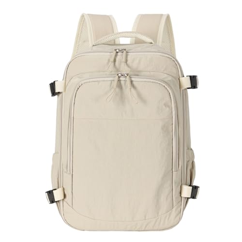 Travel Backpack For Women Men,Airline Approved Carry on Backpack,Casual Daypack for Business Travel Essentials (White) - color: White