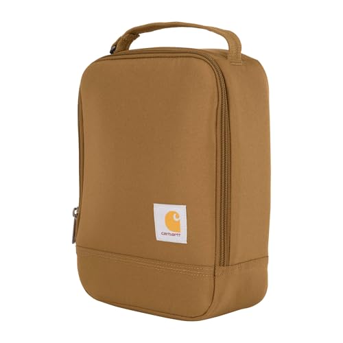 Carhartt Insulated Lunch Cooler For Men and Women, Fully Insulated Lunch Pale for Everyday Use, Carhartt Brown - color: Carhartt Brown