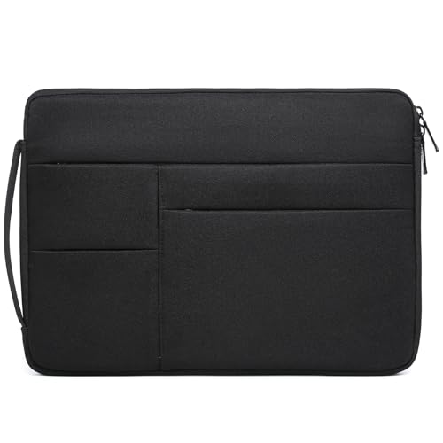 HYZUO 14-15 Inch Laptop Sleeve Bag for MacBook Air 15 M5 A3448 M4 M3 M2 2026-2023, MacBook Pro 15, 15" Surface Laptop, XPS 14/15 Plus, NoteBook Case for 14" HP Dell Lenovo Asus Acer, Black - color: Classic Black, size: 14-15 Inch