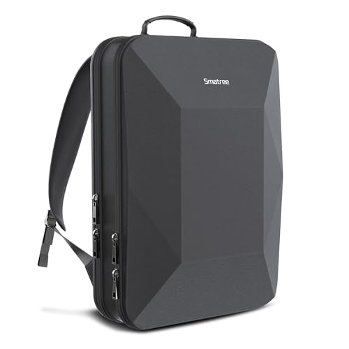 Smatree Hard Double Laptop Backpack for 16 inch ASUS ROG Strix SCAR 16 2025/2024/2023, ROG Strix G16 2025/2024/2023, ROG Zephyrus G16 2025/2024, Razer Blade 16, Alienware M16, DELL G16,HP Victus/OMEN - color: Black-for 16 Inch