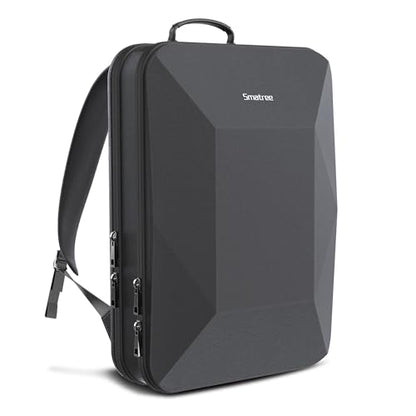 Smatree Hard Double Laptop Backpack for 16 inch ASUS ROG Strix SCAR 16 2025/2024/2023, ROG Strix G16 2025/2024/2023, ROG Zephyrus G16 2025/2024, Razer Blade 16, Alienware M16, DELL G16,HP Victus/OMEN - color: Black-for 16 Inch