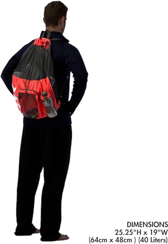 TYR LBMMB360ALL Big Mesh Mummy Backpack BLK/WHT All - color: Blk/Wht