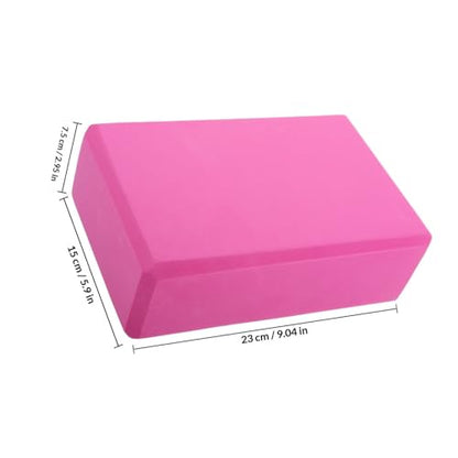 KESYOO 2pcs Eva Non-slip Yoga Blocks High-density Supportive Foam Bricks for Balance Training and Stretching Adults and Fitness Pilates