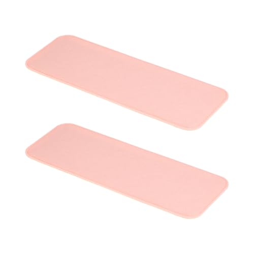 PATIKIL Felt Base Shaper 12x5 Inch, 2Pcs Bag Bottom Shaper Pad Purse Liner Board Insert Arc Corner for Handbags Tote Crossbody Bag Backpack, Pink - color: Pink, size: 12x5 Inch