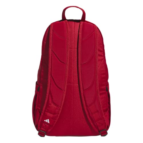 adidas Defender 5 Backpack for Sports, Gym, School and Travel, 33L, Power Red/White, OSFA - color: Power Red/White