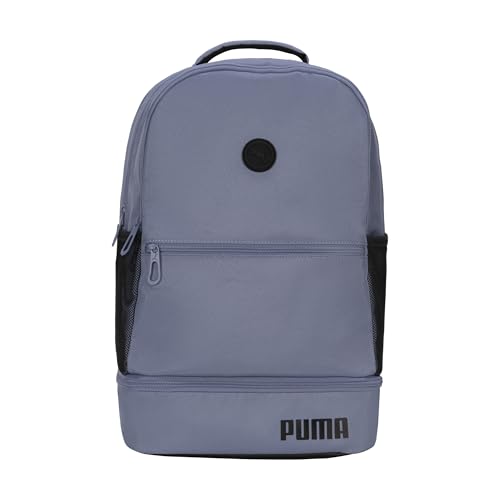 PUMA Dual Compartment Backpack, Grey Sky, One Size - color: Grey Sky