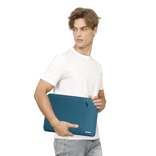 MOSISO Laptop Case 12.3 inch, 11.6-12.3 inch Laptop Sleeve Compatible with MacBook Air 11.6, Acer HP Dell Lenovo Samsung, Surface Pro, Polyester Vertical Computer Sleeve Bag with Pocket, Deep Teal - color: Deep Teal, size: 12.3 inch