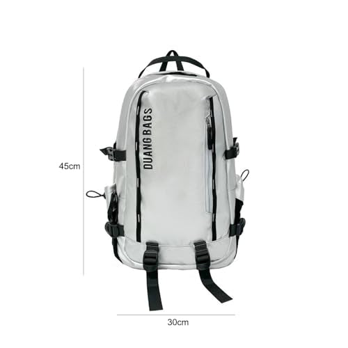 Water-Resistant Backpack for Men Women Large Daypack Hiking Work Durable Laptop Backpack Outdoor Commuter Bag (black) - color: Black
