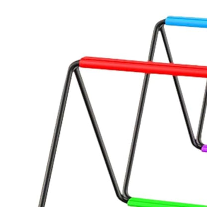 Vaveren Agility Ladder Jumping Obstacles for Men Women and Kids Flexible Folding Football Footwork Speed Ladder for Volleyball - size: 20 Grids