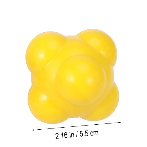 Happyyami Baseball Agility Reaction Ball Hexagonal Shaky Ball Toy for Hand-Eye Coordination Reflex Training