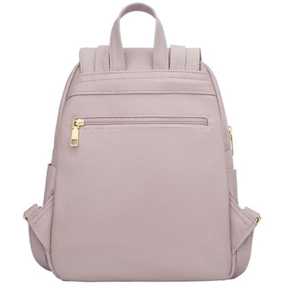 KKXIU Trendy Leather Backpack Purse for Women and Ladies Shoulder Travel Daypacks Bags (A-Pink) - color: A-pink, style: Backpack