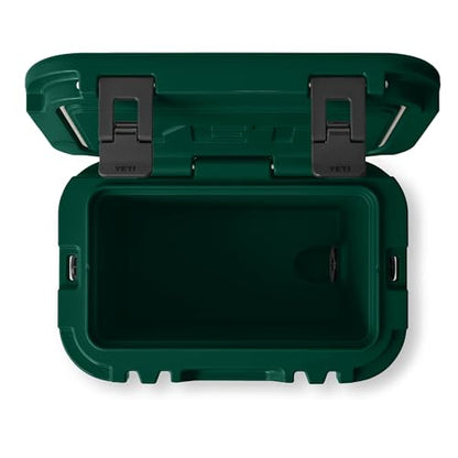 YETI Roadie 15 Hard Cooler with DoubleDuty Shoulder Strap - color: Black Forest Green