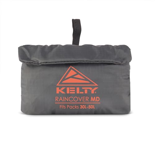 Kelty Backpack Rain Cover, Water Proof Cover for Hiking and Backpacking Packs 30 to 105 Liters, Elastic Cinch, Integrated Stuff Pocket, 2024 Update - size: Medium (30-50L)