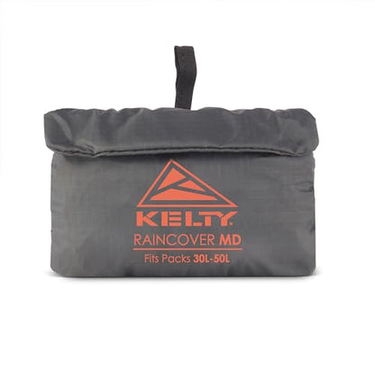 Kelty Backpack Rain Cover, Water Proof Cover for Hiking and Backpacking Packs 30 to 105 Liters, Elastic Cinch, Integrated Stuff Pocket, 2024 Update - size: Medium (30-50L)