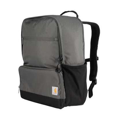 Carhartt Insulated Two Compartment Cooler, Durable Water Repellent Material W/Front Zippered Pocket for Camping, Beach & Travel - color: Gravel, style: Cooler Backpack