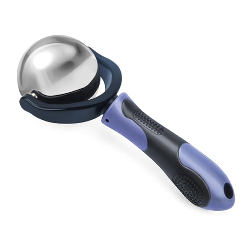 Catcan Cold Massage Roller Ball, Cold Therapy Relief, Portable Fitness Ice Roller Ball with Handle, Great Tool for Back/Neck Pain (Blue) - color: Blue