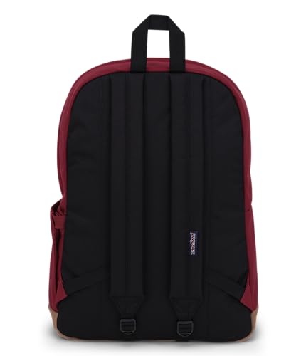 JanSport Right Pack Backpack - Durable Daypack with Padded 15" Laptop Sleeve, Spacious Main Compartment & Integrated Water Bottle Pocket - Russet Red - color: Russet Red