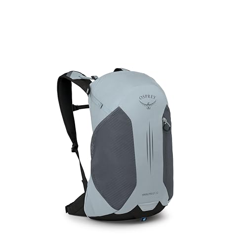 Osprey Hikelite LT 22L Hiking Backpack - Lightweight Travel Daypack with Rain Cover for Men and Women, Silver Lining - color: Silver Lining, style: 22l